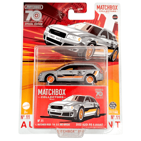 Matchbox - 2002 Audi RS 6 Avant - 2023 70 Years Series - Top CollectiblesDiecastMatchbox