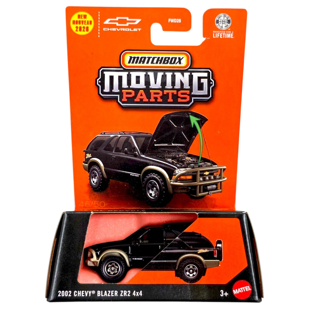 Matchbox - 2002 Chevy Blazer ZR2 4x4 - 2026 Moving Parts Series - Top CollectiblesDiecastMatchbox
