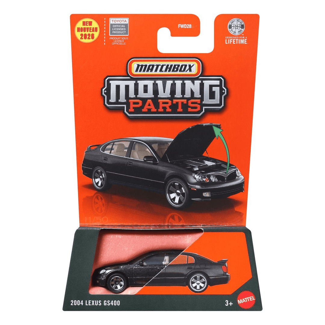 Matchbox - 2004 Lexus GS400 - 2026 Moving Parts Series - Top CollectiblesDiecastMatchbox