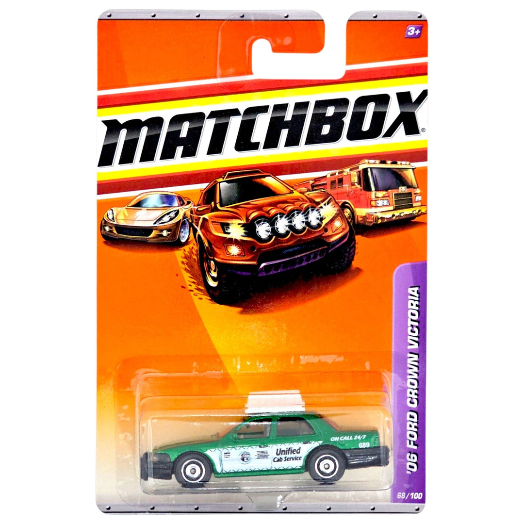 Matchbox - 2006 Ford Crown Victoria Taxi - 2010 - Top CollectiblesDiecastMatchbox