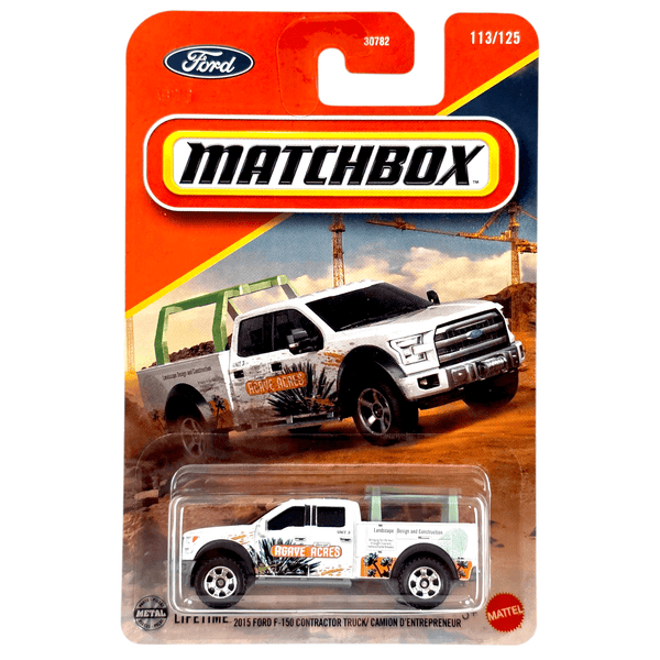 Matchbox - 2015 Ford F - 150 Contractor Truck - 2025 - Top CollectiblesDiecastMatchbox