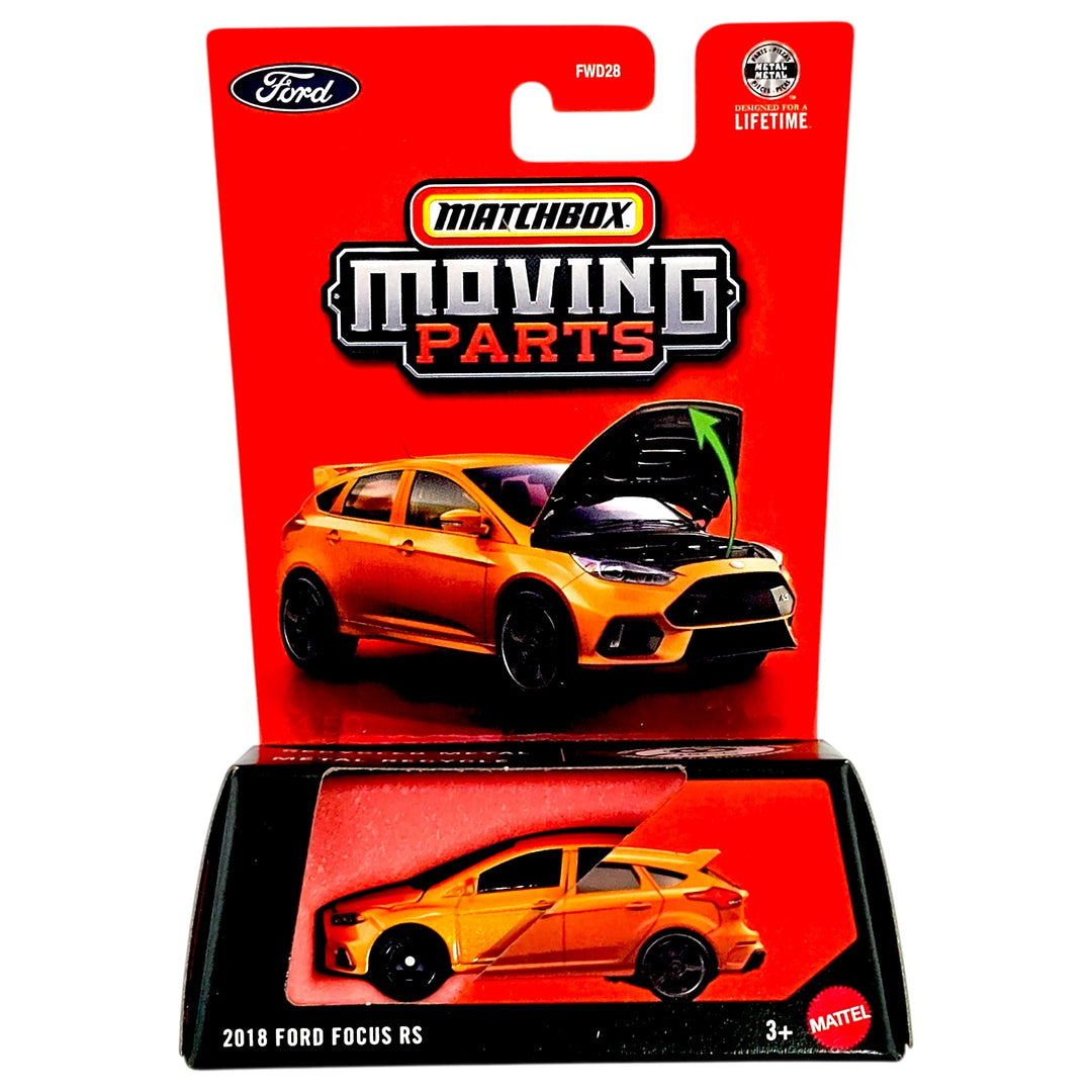 Matchbox - 2018 Ford Focus RS - 2026 Moving Parts Series - Top CollectiblesDiecastMatchbox