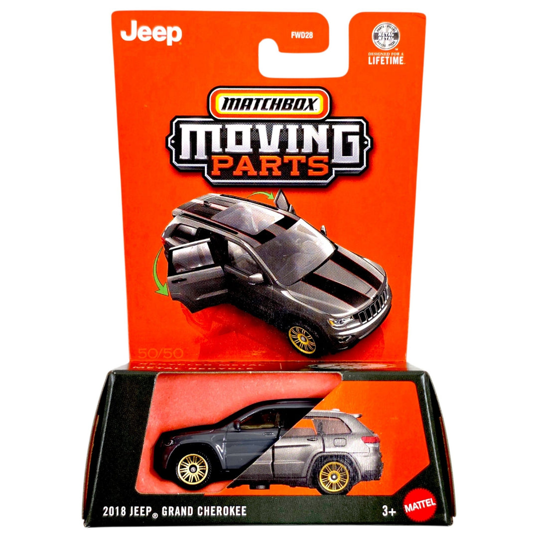 Matchbox - 2018 Jeep Grand Cherokee - 2026 Moving Parts Series - Top CollectiblesDiecastMatchbox