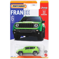 Matchbox - 2019 Jeep Renegade - 2022 France Collection Serie - Top CollectiblesDiecastMatchbox