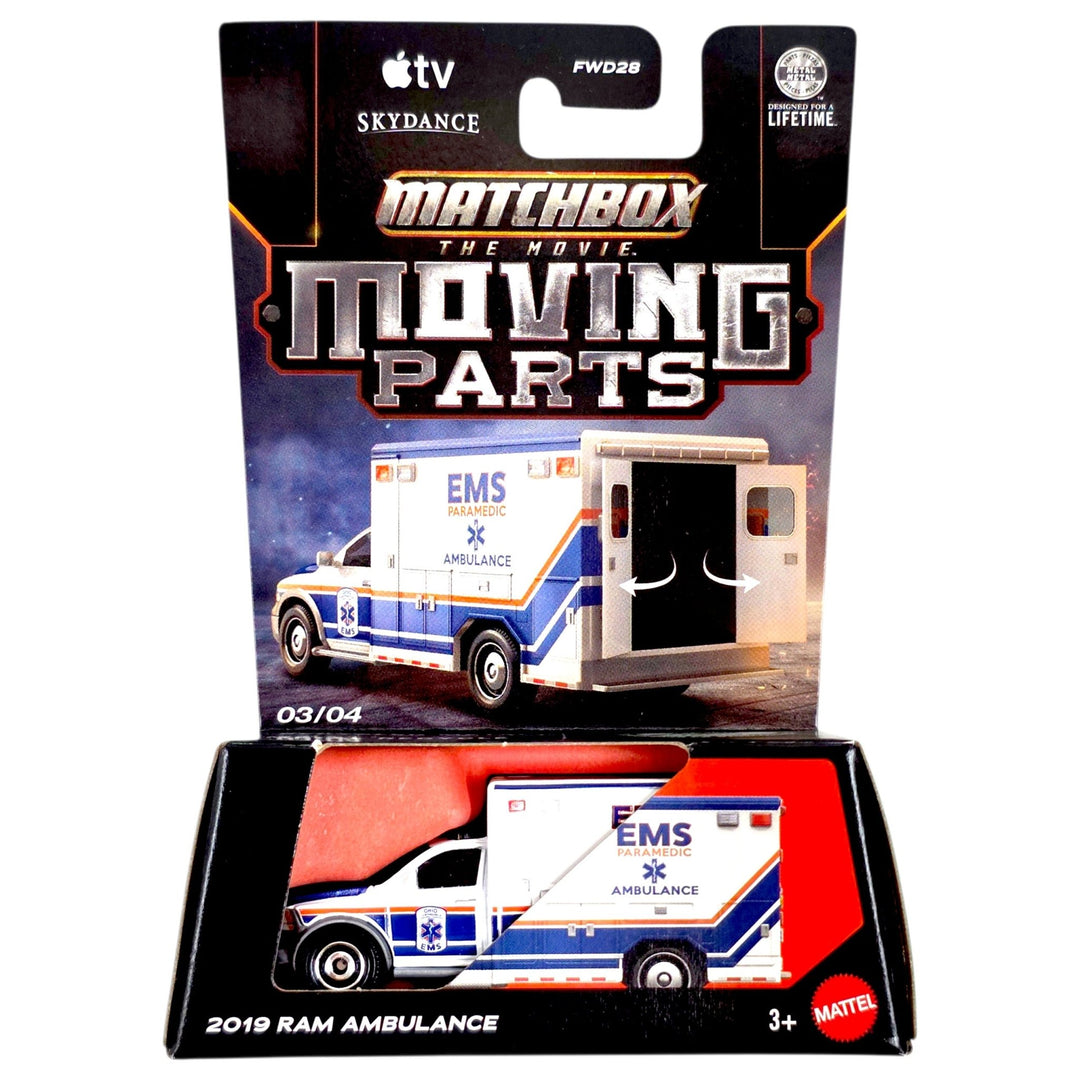 Matchbox - 2019 Ram Ambulance - 2026 Moving Parts Series - Top CollectiblesDiecastMatchbox