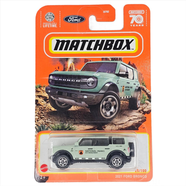 Matchbox - 2021 Ford Bronco - 2023 - Top CollectiblesDiecastMatchbox