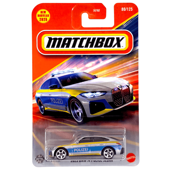 Matchbox - 2023 BMW i4 Police Sedan - 2025 - Top CollectiblesDiecastMatchbox
