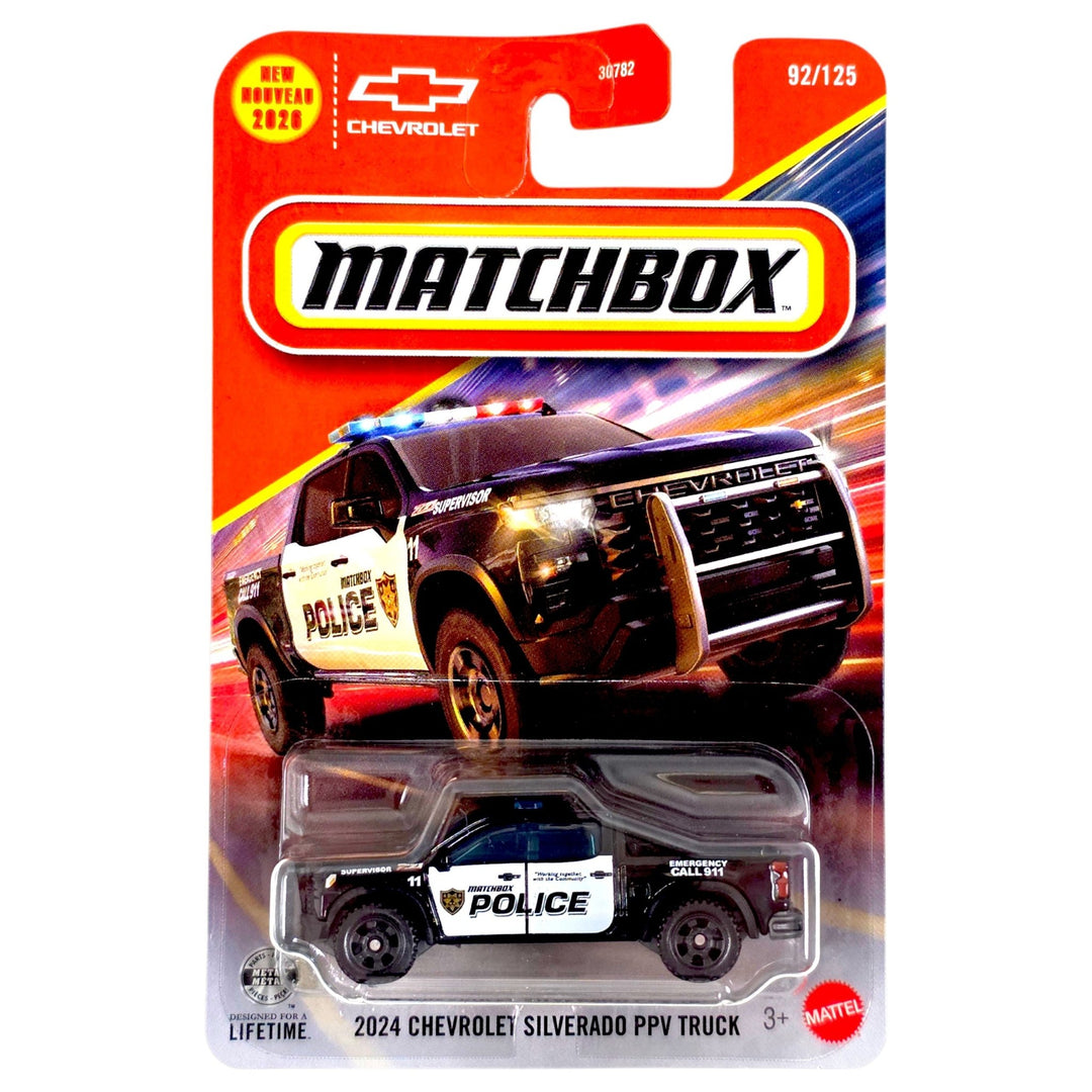 Matchbox - 2024 Chevrolet Silverado PPV Truck - 2026 - Top CollectiblesDiecastMatchbox