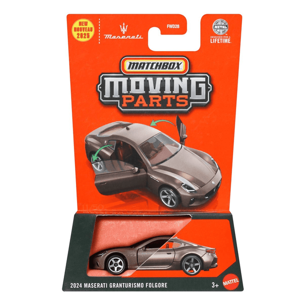 Matchbox - 2024 Maserati Granturismo Folgore - 2025 Moving Parts Series - Top CollectiblesDiecastMatchbox