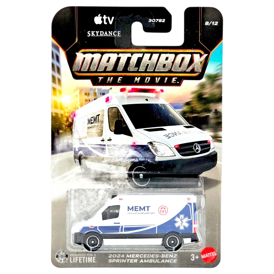 Matchbox - 2024 Mercedes-Benz Sprinter Ambulance - 2026 The Movie Series - Top CollectiblesDiecastMatchbox