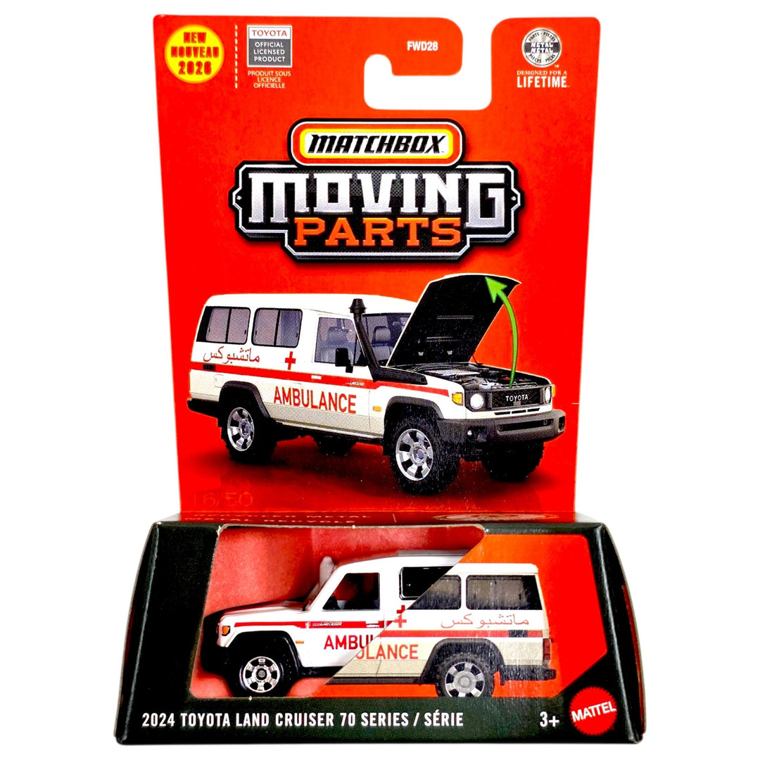 Matchbox - 2024 Toyota Land Cruiser 70 Series - 2026 Moving Parts Series - Top CollectiblesDiecastMatchbox