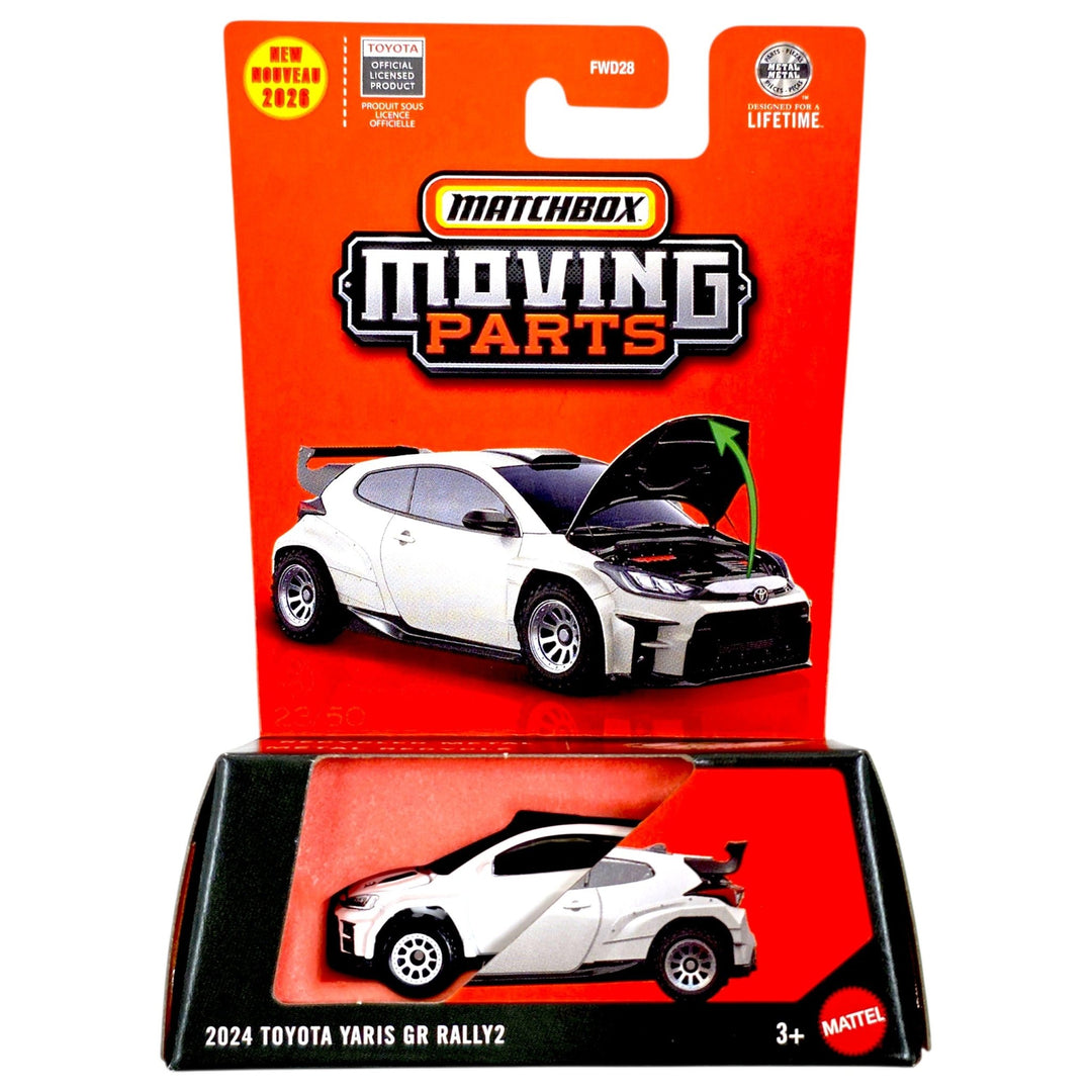 Matchbox - 2024 Toyota Yaris GR Rally2 - 2026 Moving Parts Series - Top CollectiblesDiecastMatchbox