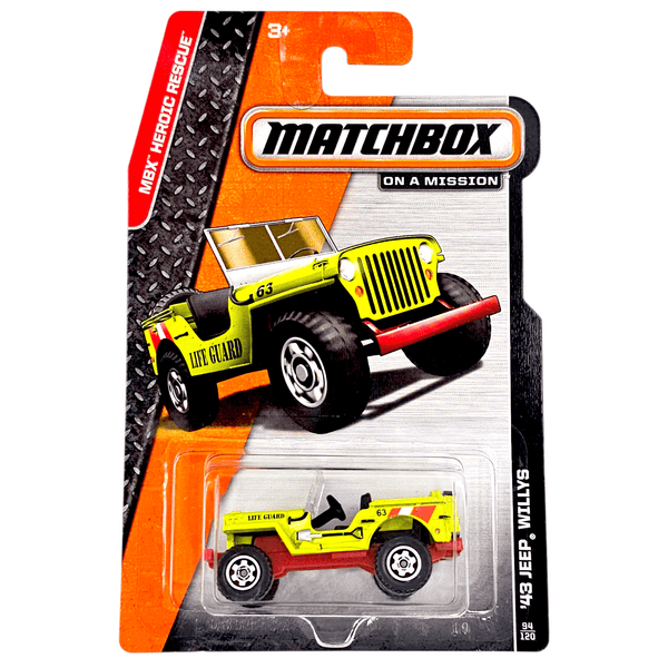 Matchbox - 43 Jeep Willys - 2014 - Top CollectiblesDiecastMatchbox