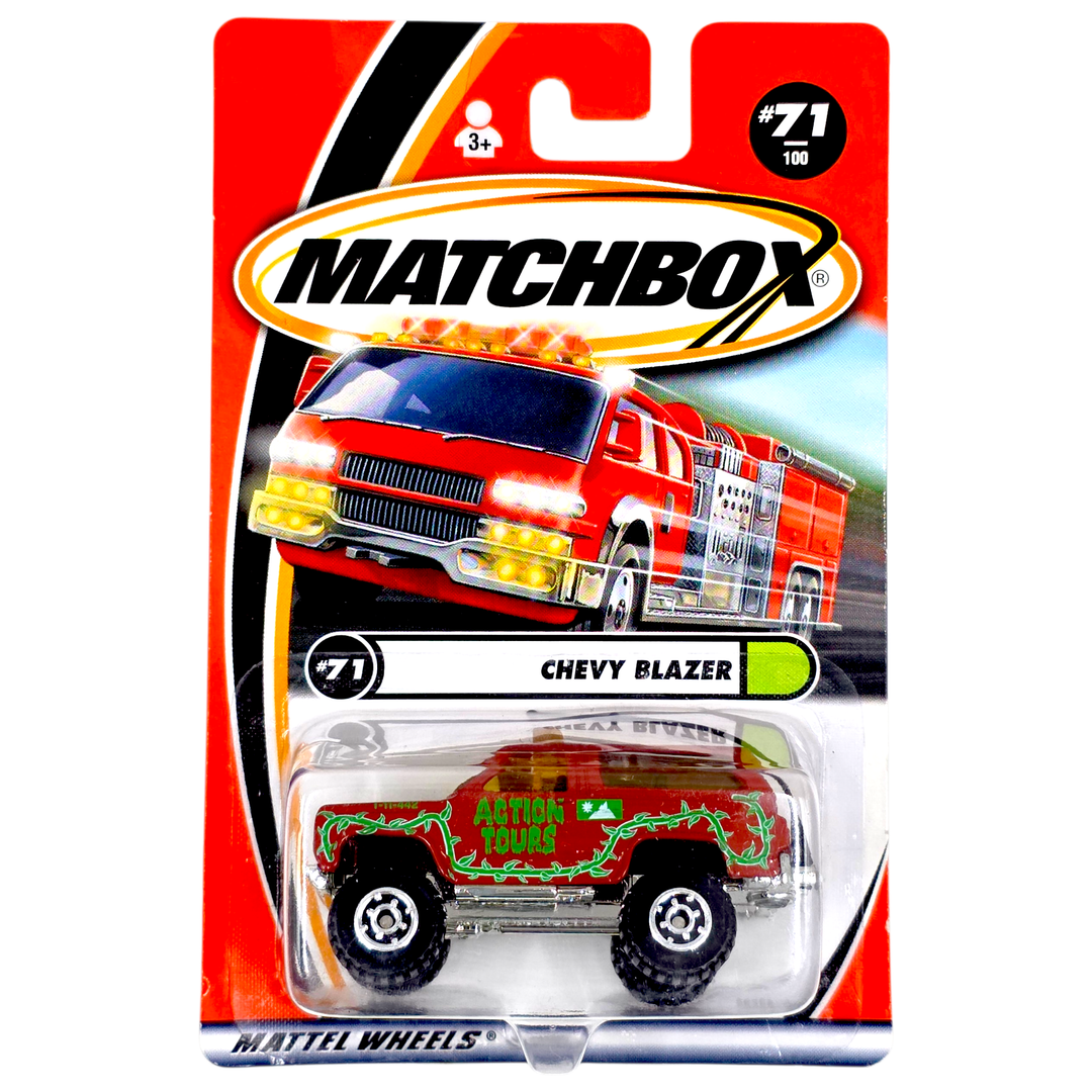 Matchbox - 4x4 Chevy Blazer - 2000 *Card Variation* - Top CollectiblesDiecastMatchbox