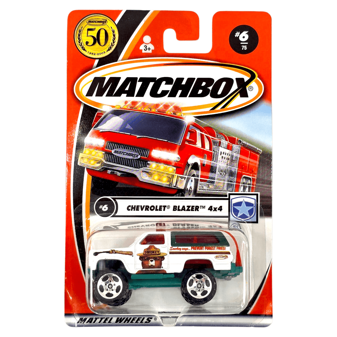 Matchbox - 4x4 Chevy Blazer - 2002 - Top CollectiblesDiecastMatchbox