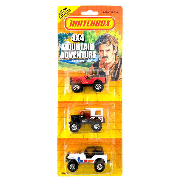 Matchbox - 4x4 Mountain Adventure Gift Set - 1990 - Top CollectiblesDiecastMatchbox