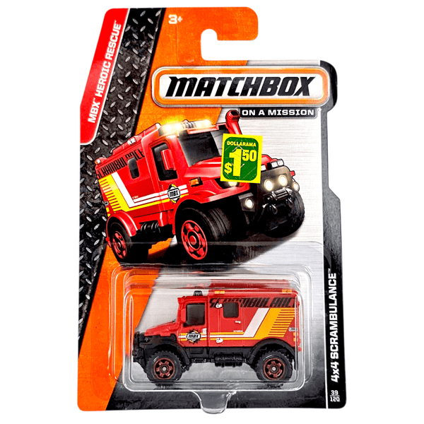 Matchbox - 4x4 Scrambulance - 2014 - Top CollectiblesDiecastMatchbox