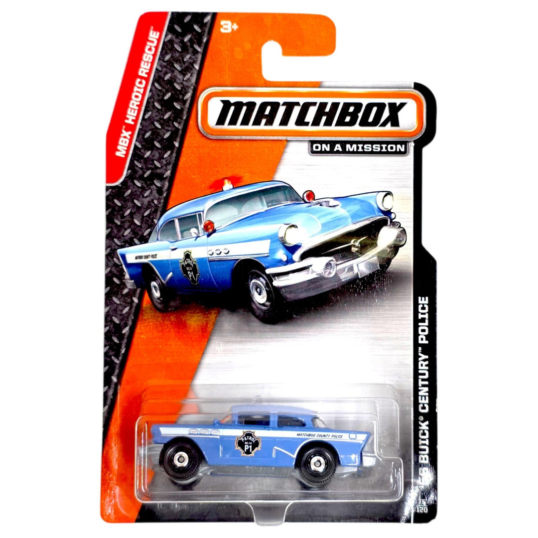 Matchbox - '56 Buick Century Police - 2014 - Top CollectiblesDiecastMatchbox