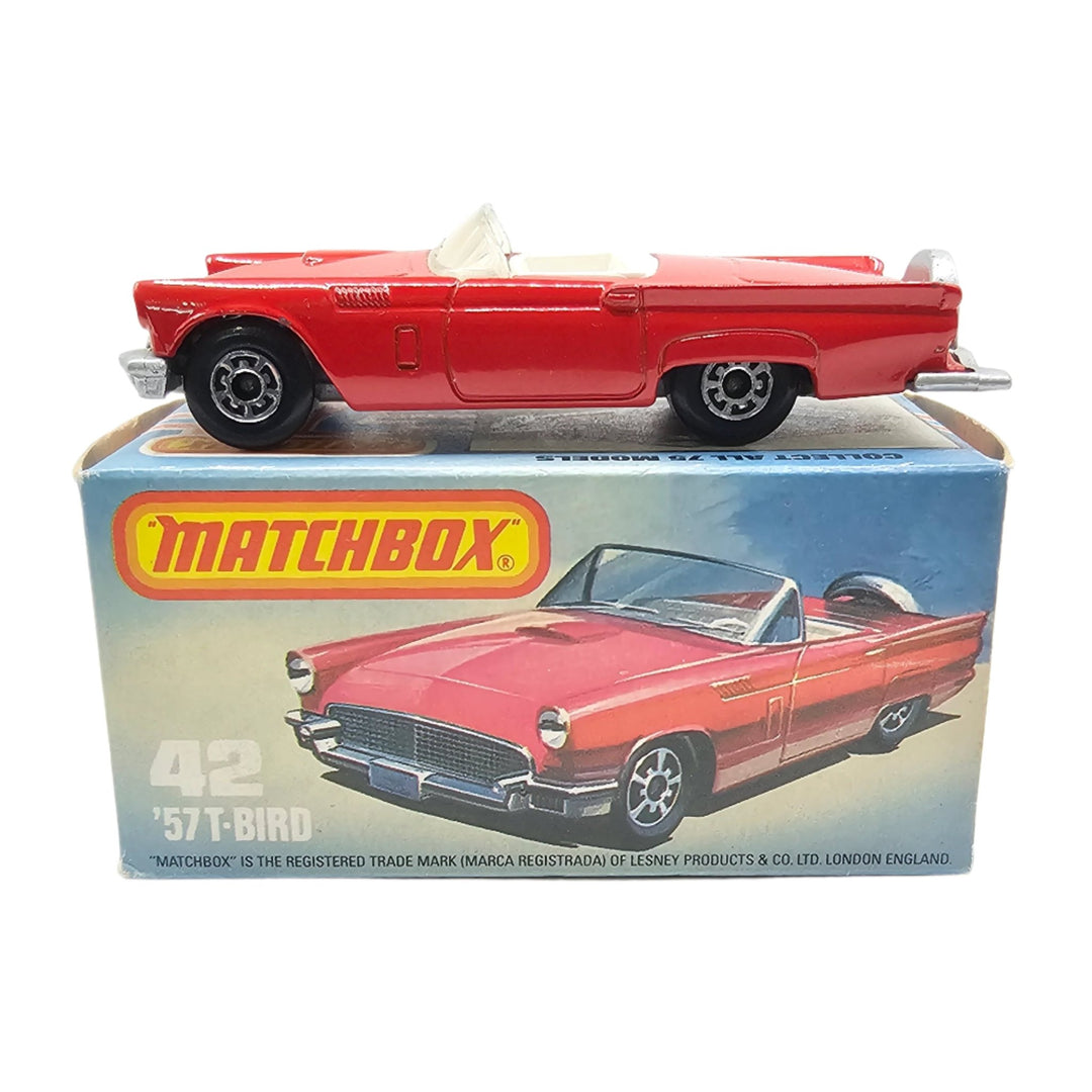 Matchbox - '57 T - Bird - 1982 *Original Box* - Top CollectiblesDiecastMatchbox