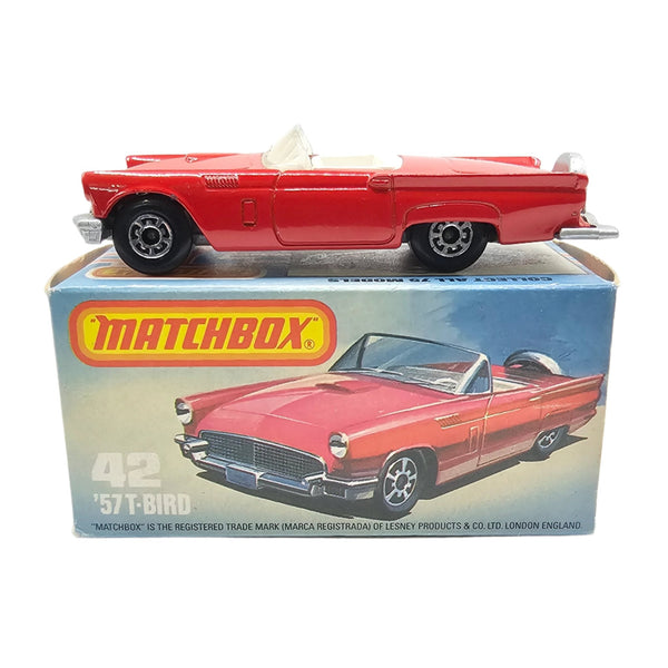 Matchbox - '57 T - Bird - 1982 *Original Box* - Top CollectiblesDiecastMatchbox
