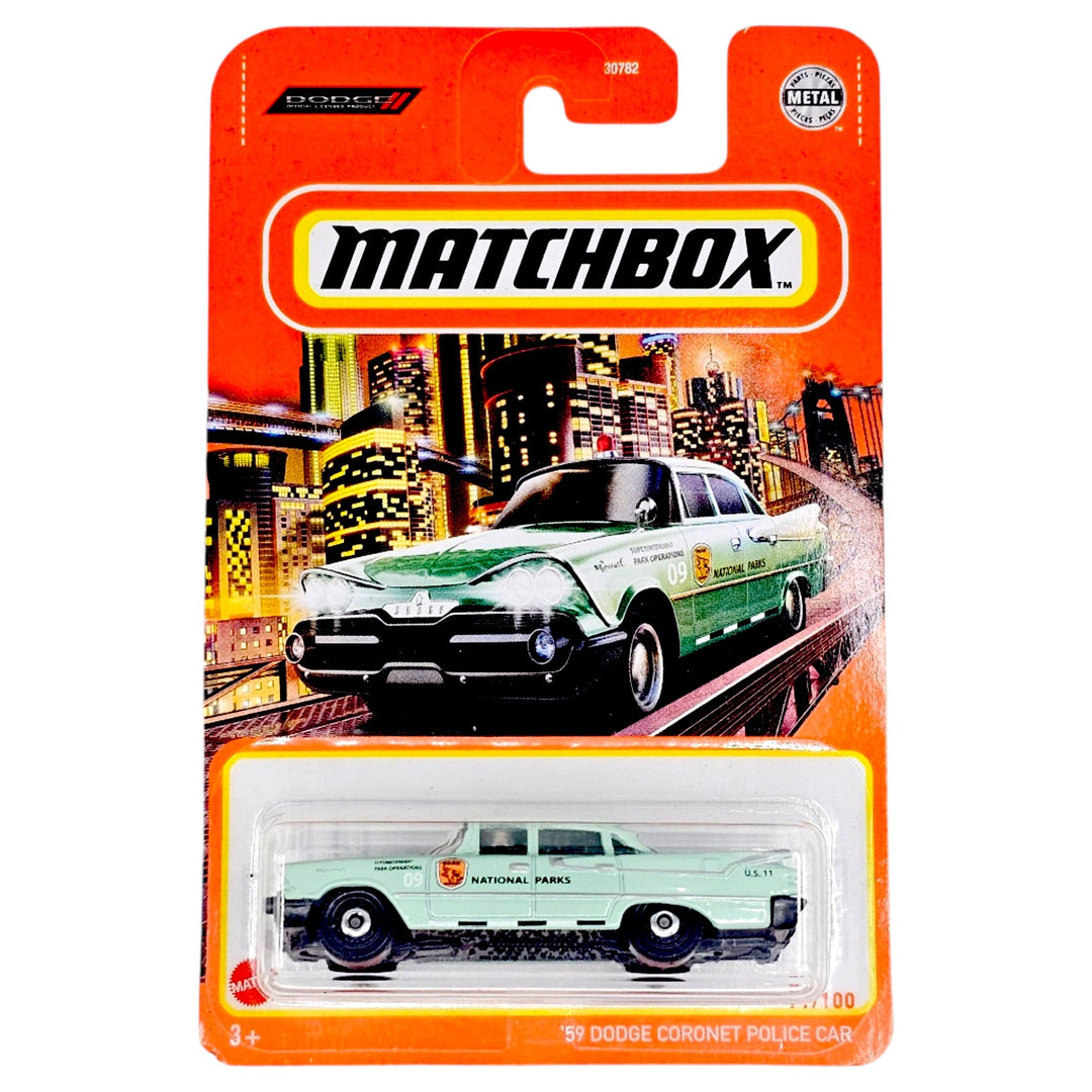 Matchbox - '59 Dodge Coronet Police Car - 2021 - Top CollectiblesDiecastMatchbox