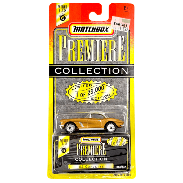 Matchbox - '62 Corvette - 1996 Premiere Collection Series - Top CollectiblesDiecastMatchbox