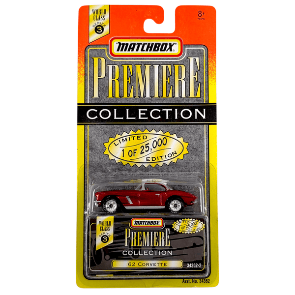 Matchbox - '62 Corvette - 1996 Premiere Collection Series - Top CollectiblesDiecastMatchbox