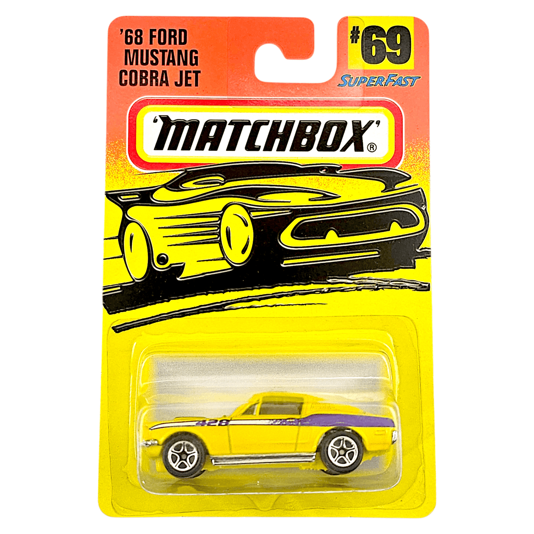 Matchbox - '68 Ford Mustang Cobra Jet - 1997 - Top CollectiblesDiecastMatchbox
