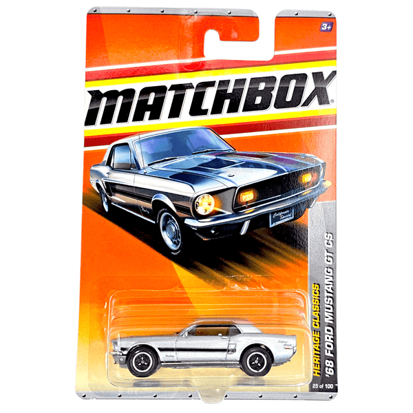 Matchbox - '68 Ford Mustang GT CS - 2011 *Card Variation* - Top CollectiblesDiecastMatchbox
