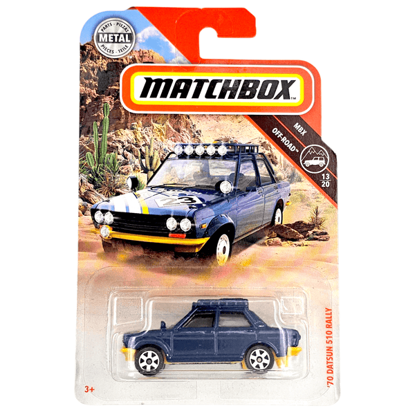 Matchbox - '70 Datsun 510 Rally - 2019 - Top CollectiblesDiecastMatchbox