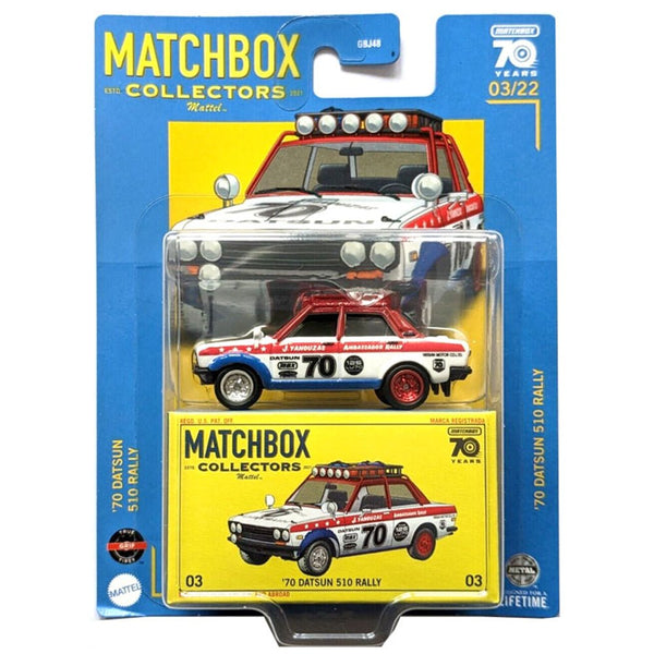 Matchbox - '70 Datsun 510 Rally - 2023 Collectors Series - Top CollectiblesDiecastMatchbox