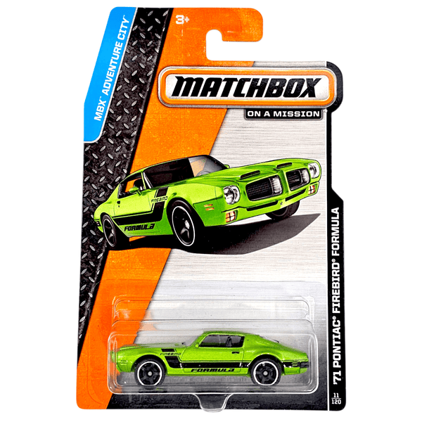 Matchbox - 71 Pontiac Firebird Formula - 2014 - Top CollectiblesDiecastMatchbox