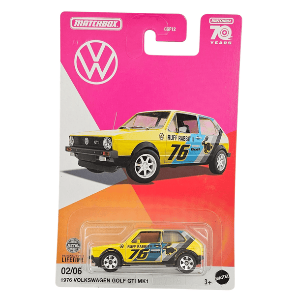 Matchbox - '76 Volkswagen MK1 GTI Golf - 2023 Volkswagen Series - Top CollectiblesDiecastMatchbox