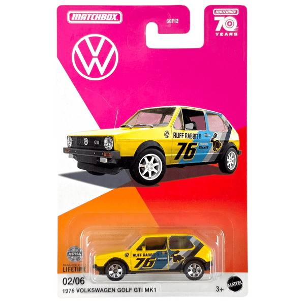 Matchbox - '76 Volkswagen MK1 GTI Golf - 2023 Volkswagen Series - Top CollectiblesDiecastMatchbox