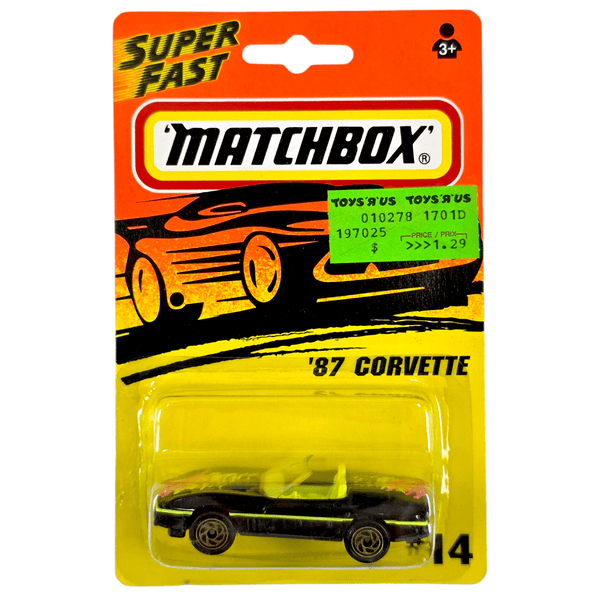 Matchbox - '87 Corvette - 1994 - Top CollectiblesDiecastMatchbox