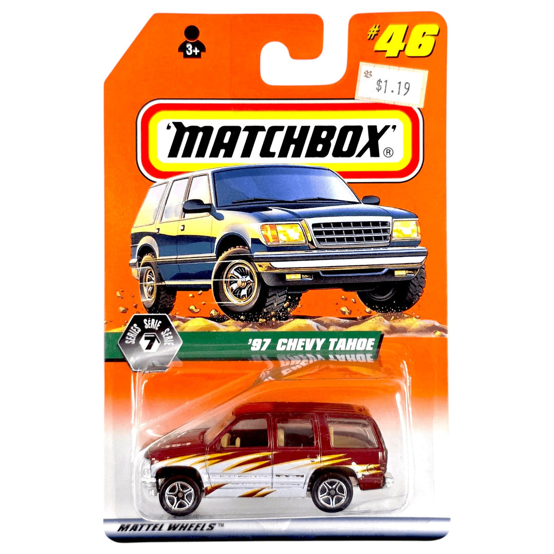 Matchbox - '97 Chevy Tahoe - 1998 - Top CollectiblesDiecastMatchbox
