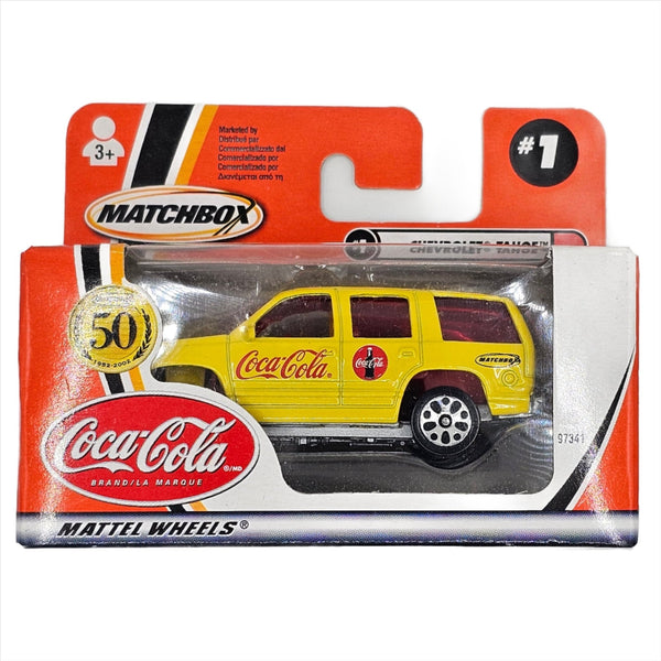 Matchbox - '97 Chevy Tahoe - 2002 Coca - Cola Series - Top CollectiblesDiecastMatchbox