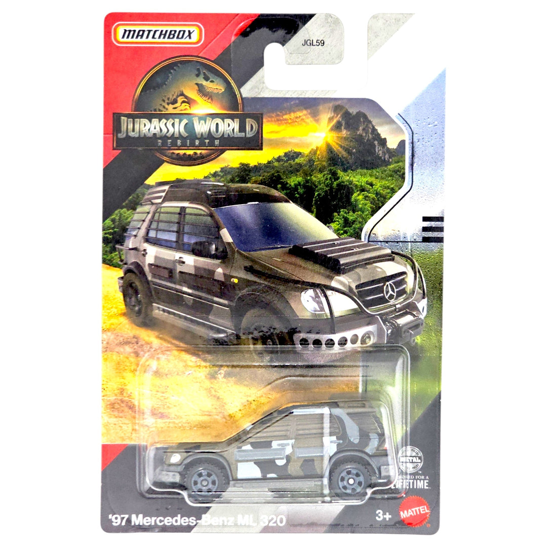 Matchbox - '97 Mercedes-Benz ML 320 - 2026 Jurassic World Rebirth Series - Top CollectiblesDiecastMatchbox