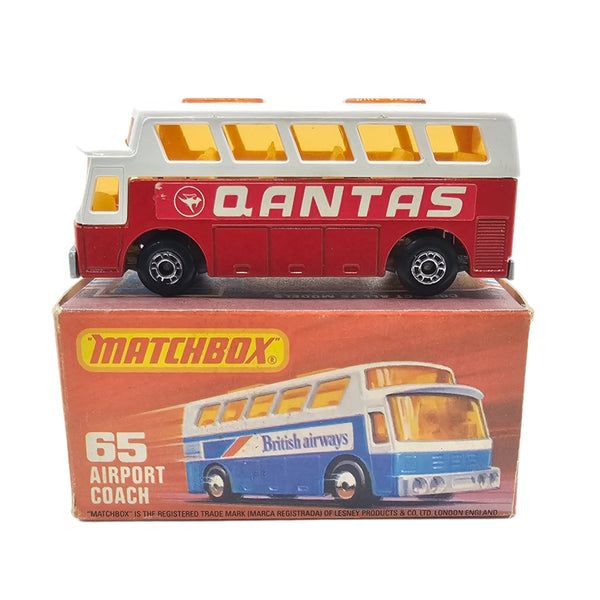 Matchbox - Airport Coach - 1981 *Original Box* - Top CollectiblesDiecastMatchbox