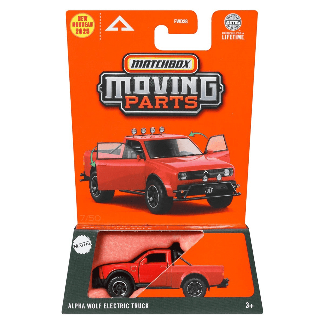 Matchbox - Alpha Wolf Electric Truck - 2025 Moving Parts Series - Top CollectiblesDiecastMatchbox