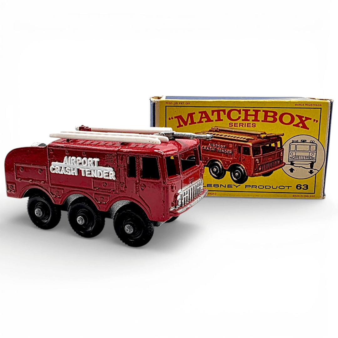 Matchbox - Alvis Salamander Foamite Crash Tender - 1965 *Original Box* - Top CollectiblesDiecastMatchbox
