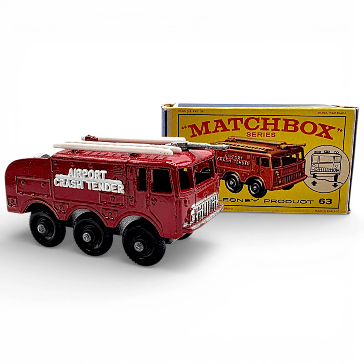 Matchbox - Alvis Salamander Foamite Crash Tender - 1965 *Original Box* - Top CollectiblesDiecastMatchbox