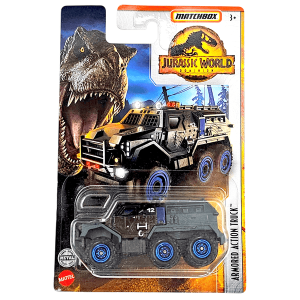 Matchbox - Armored Action Truck - 2022 Jurassic World Dominion Series - Top CollectiblesDiecastMatchbox