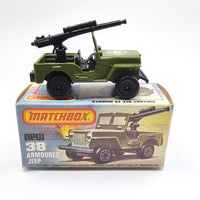 Matchbox - Armoured Jeep - 1977 *Original Box* - Top CollectiblesDiecastMatchbox
