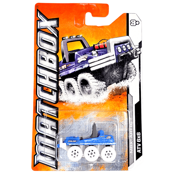 Matchbox - ATV 6x6 - 2012 *Card vVariation* - Top CollectiblesDiecastMatchbox