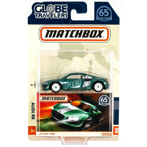 Matchbox - Audi R8 - 2018 Globe Travelers 65th Series - Top CollectiblesDiecastMatchbox