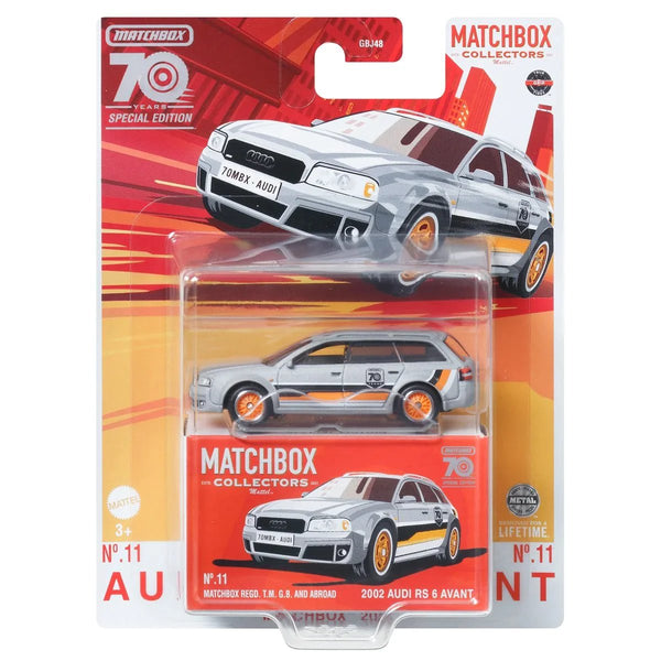 Matchbox - Audi RS6 Avant - 2023 70th Anniversary Series - Top CollectiblesDiecastMatchbox