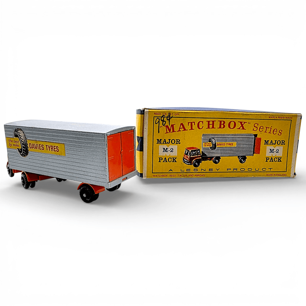 Matchbox - Bedford Tractor & York Freightmaster Trailer - 1961 Major Packs Series *Original Box* - Top CollectiblesDiecastMatchbox