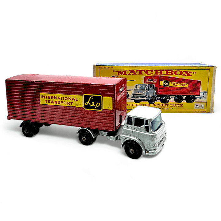 Matchbox - Bedford Tractor &amp; York Freightmaster Trailer - 1965 Major Packs Series *Original Box* - Top CollectiblesDiecastMatchbox