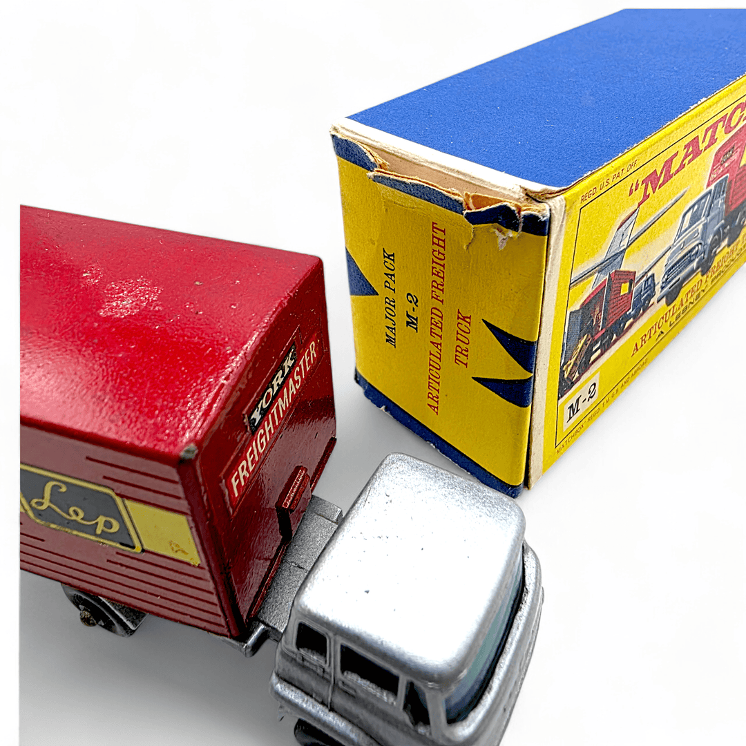 Matchbox - Bedford Tractor &amp; York Freightmaster Trailer - 1965 Major Packs Series *Original Box* - Top CollectiblesDiecastMatchbox